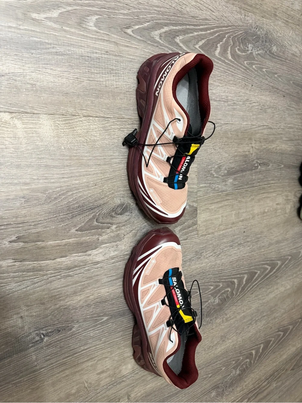 Salomon XT-6 GORE-TEX Pink Burgundy Sneakers LIKE NEW